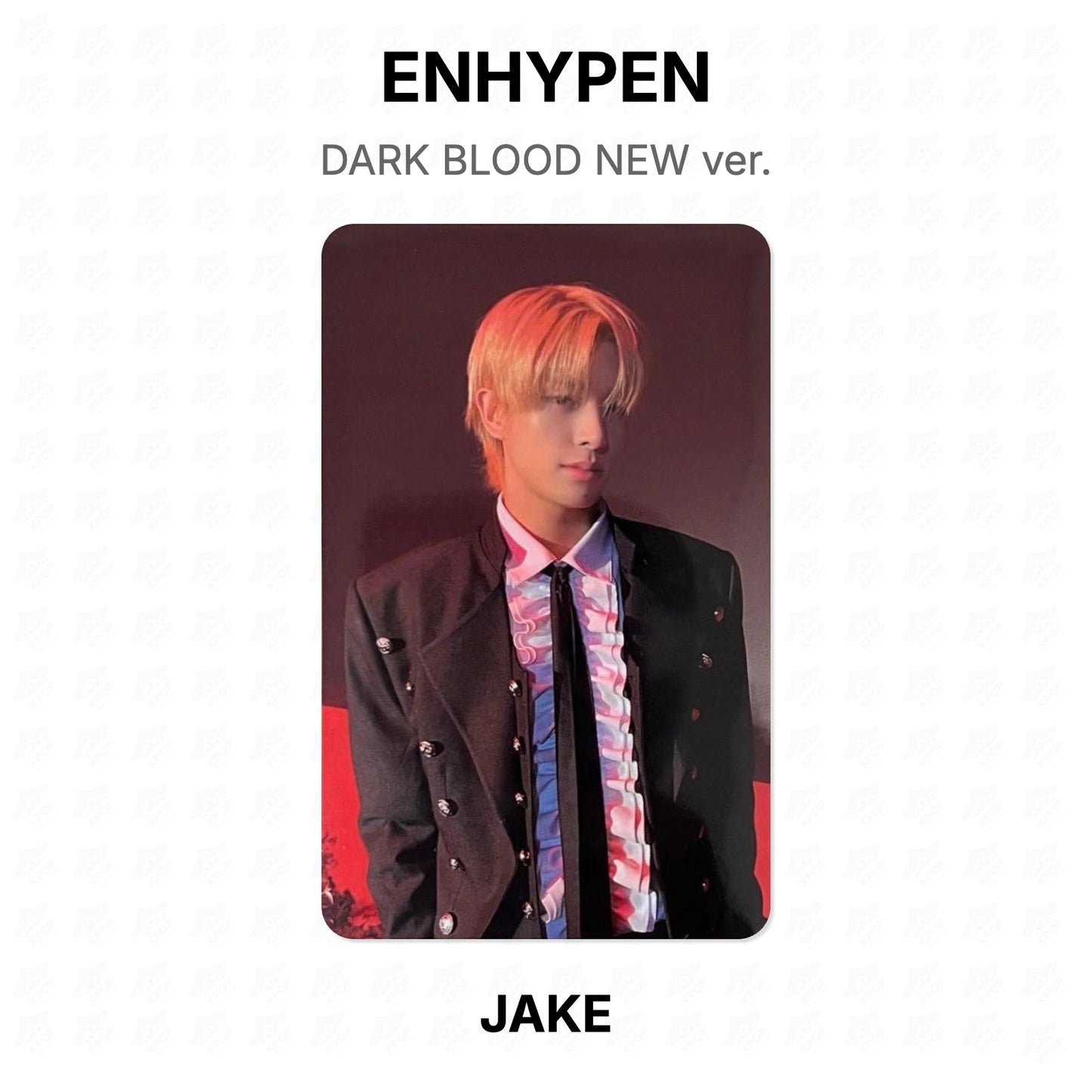 ENHYPEN DARK BLOOD NEW ver. Official Photocard