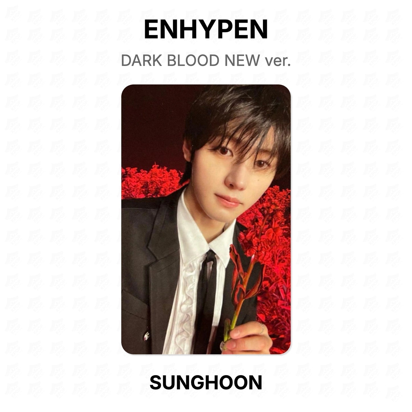 ENHYPEN DARK BLOOD NEW ver. Official Photocard
