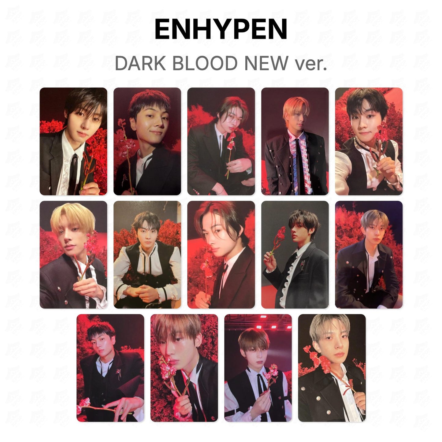 ENHYPEN DARK BLOOD NEW ver. Official Photocard