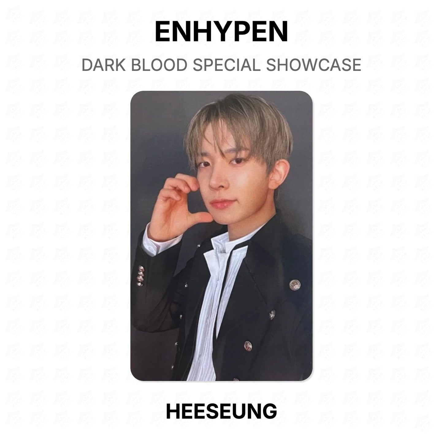 ENHYPEN DARK BLOOD SPECIAL SHOWCASE Official Photocard