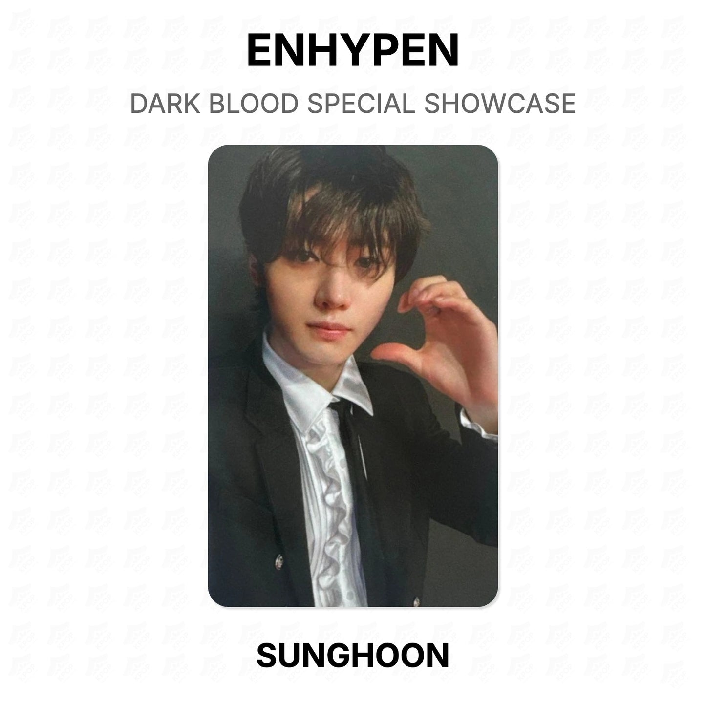 ENHYPEN DARK BLOOD SPECIAL SHOWCASE Official Photocard