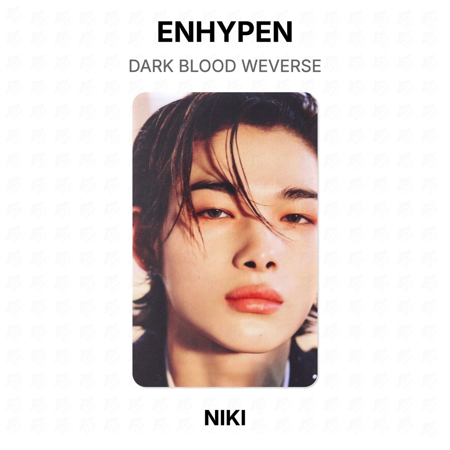 ENHYPEN DARK BLOOD WEVERSE Official Photocard