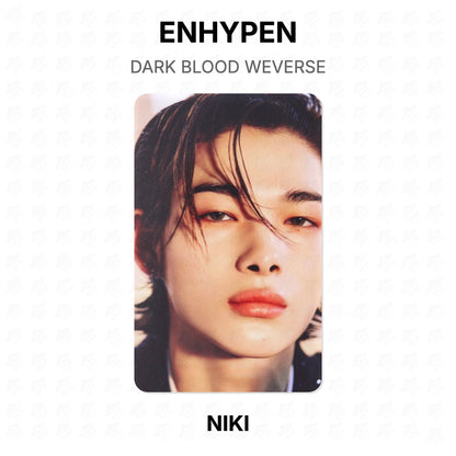 ENHYPEN DARK BLOOD WEVERSE Official Photocard