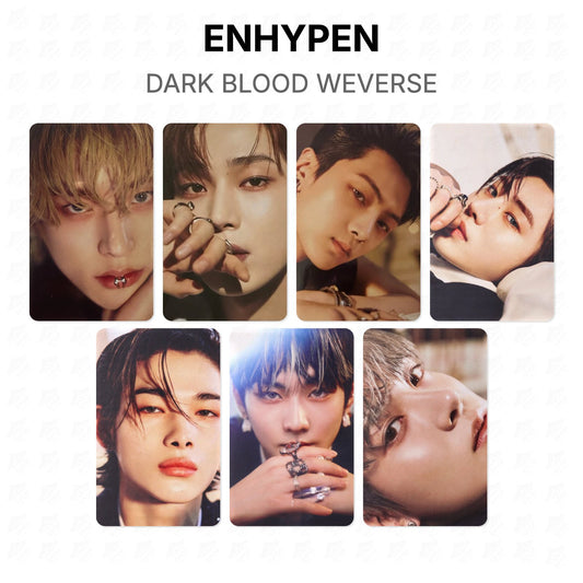 ENHYPEN DARK BLOOD WEVERSE Official Photocard