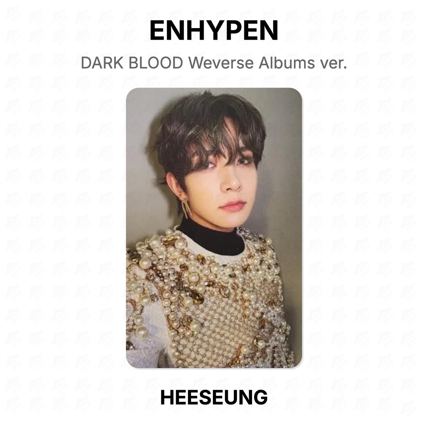 ENHYPEN DARK BLOOD Weverse Albums ver. Official Photocard