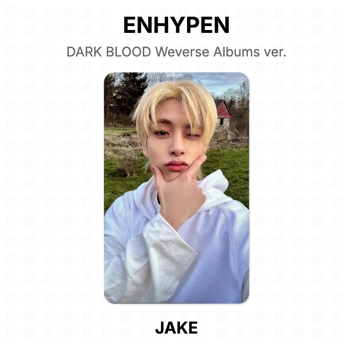ENHYPEN DARK BLOOD Weverse Albums ver. Official Photocard