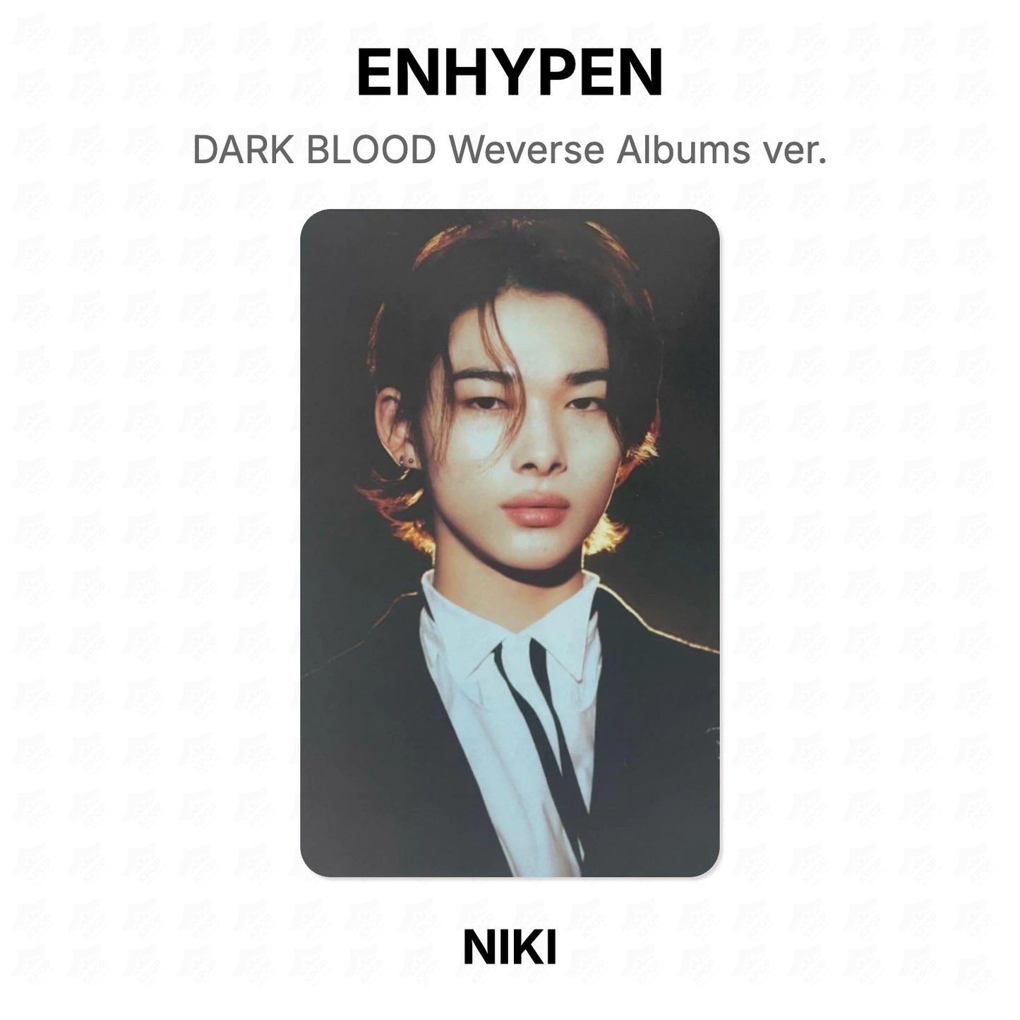 ENHYPEN DARK BLOOD Weverse Albums ver. Official Photocard