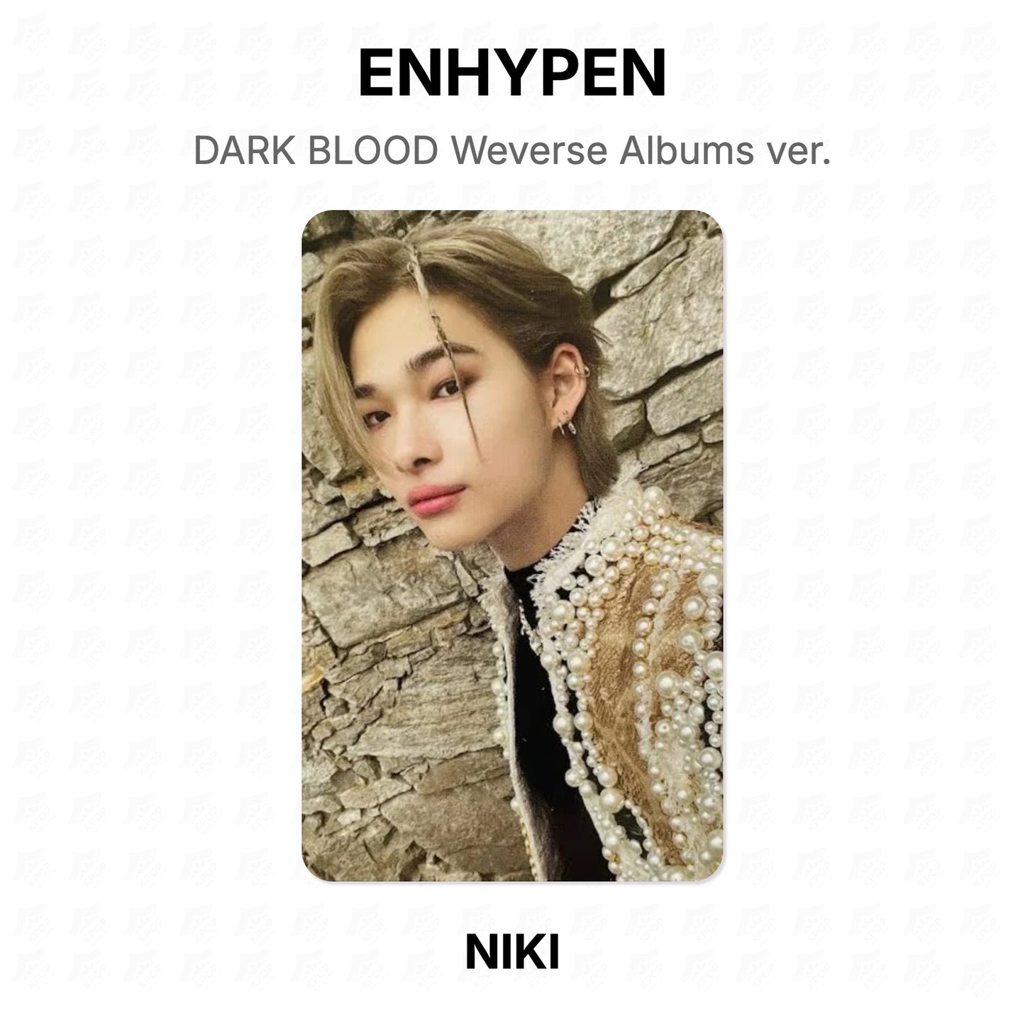 ENHYPEN DARK BLOOD Weverse Albums ver. Official Photocard
