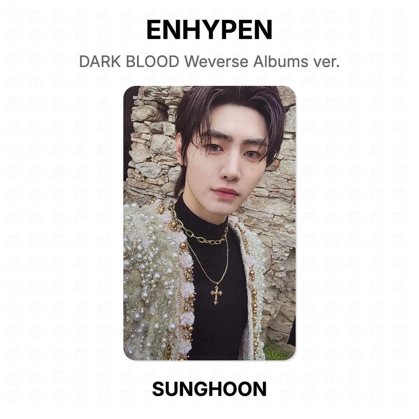 ENHYPEN DARK BLOOD Weverse Albums ver. Official Photocard