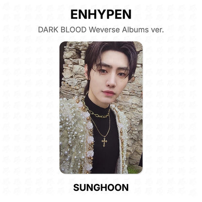 ENHYPEN DARK BLOOD Weverse Albums ver. Official Photocard
