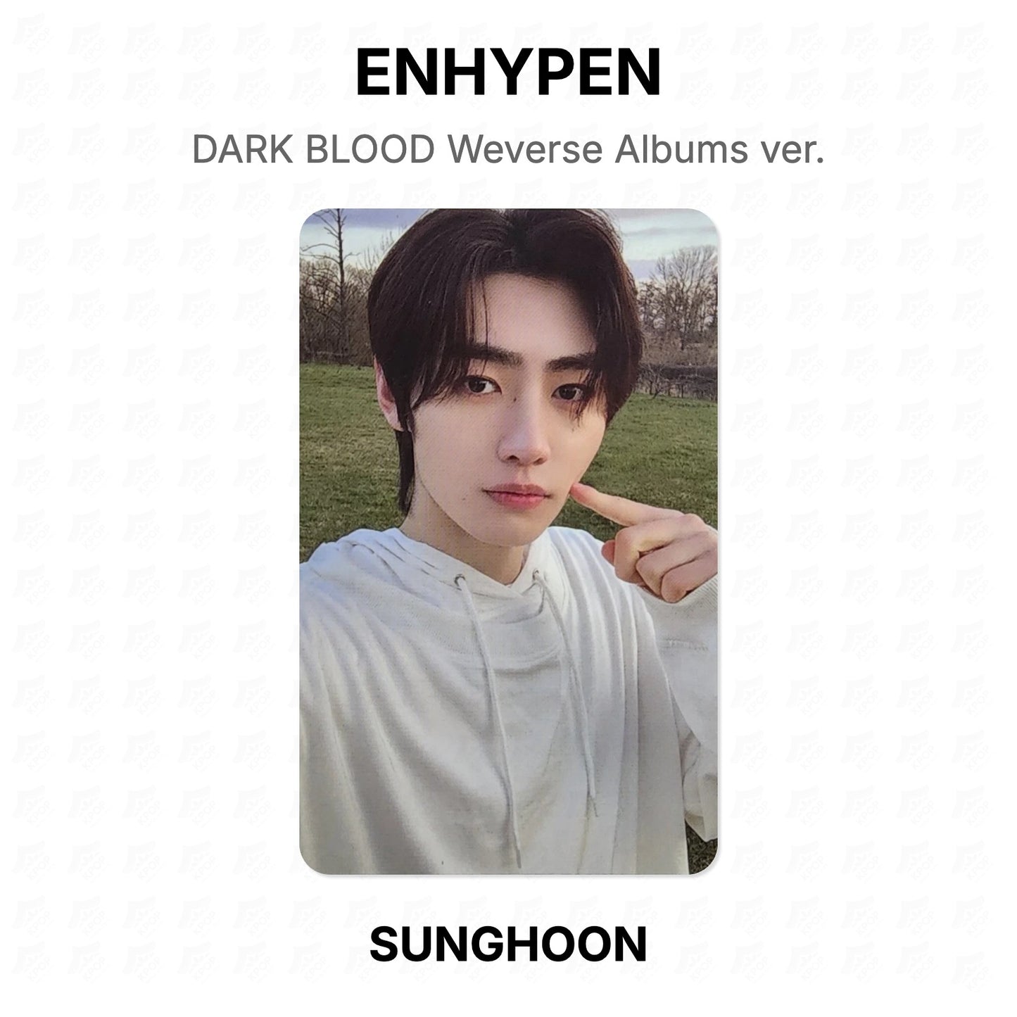 ENHYPEN DARK BLOOD Weverse Albums ver. Official Photocard