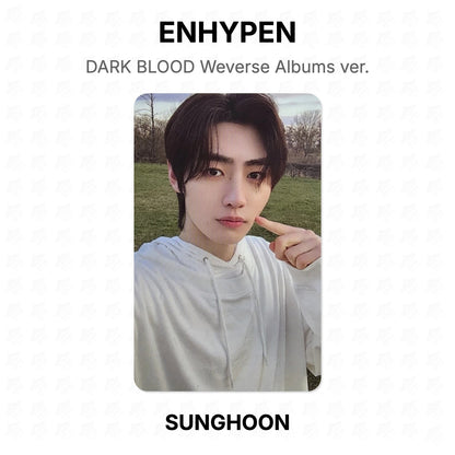 ENHYPEN DARK BLOOD Weverse Albums ver. Official Photocard