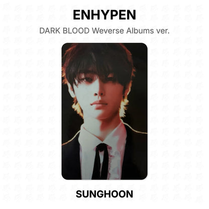 ENHYPEN DARK BLOOD Weverse Albums ver. Official Photocard