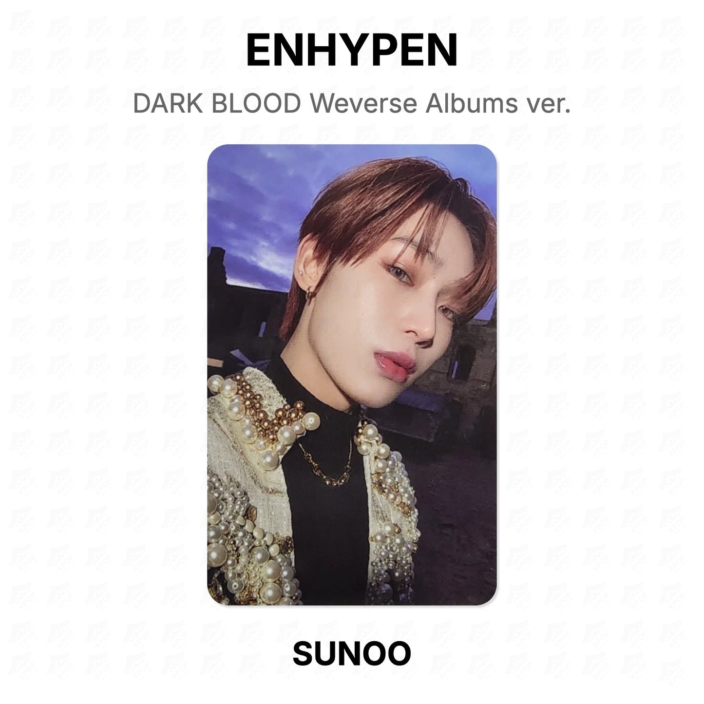 ENHYPEN DARK BLOOD Weverse Albums ver. Official Photocard