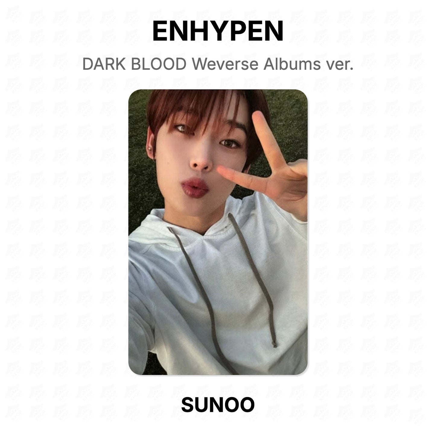 ENHYPEN DARK BLOOD Weverse Albums ver. Official Photocard