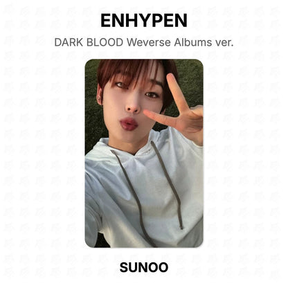 ENHYPEN DARK BLOOD Weverse Albums ver. Official Photocard