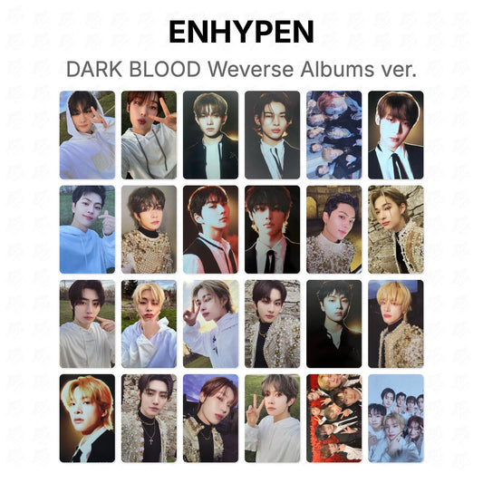 ENHYPEN DARK BLOOD Weverse Albums ver. Official Photocard