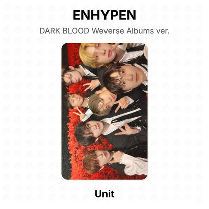 ENHYPEN DARK BLOOD Weverse Albums ver. Official Photocard