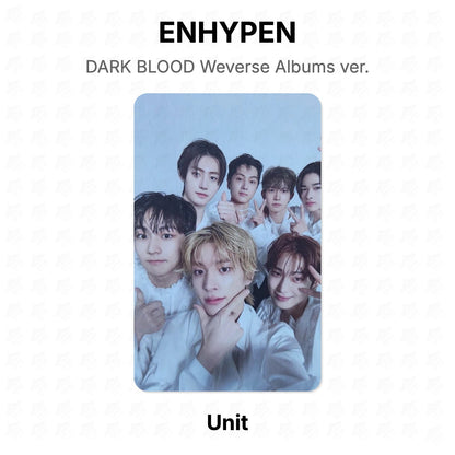 ENHYPEN DARK BLOOD Weverse Albums ver. Official Photocard