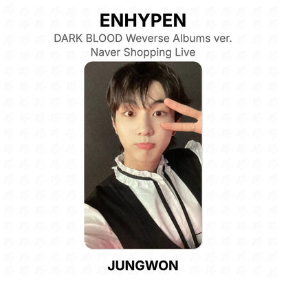 ENHYPEN DARK BLOOD Weverse Albums ver. Naver Shopping Live Official Photocard