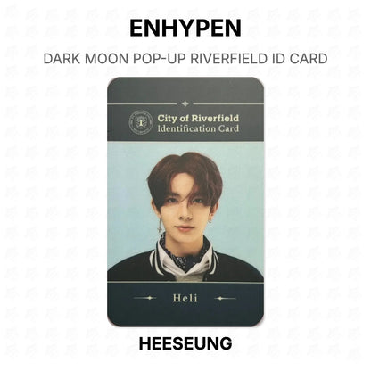 ENHYPEN DARK MOON POP-UP RIVERFIELD ID CARD Official Photocard