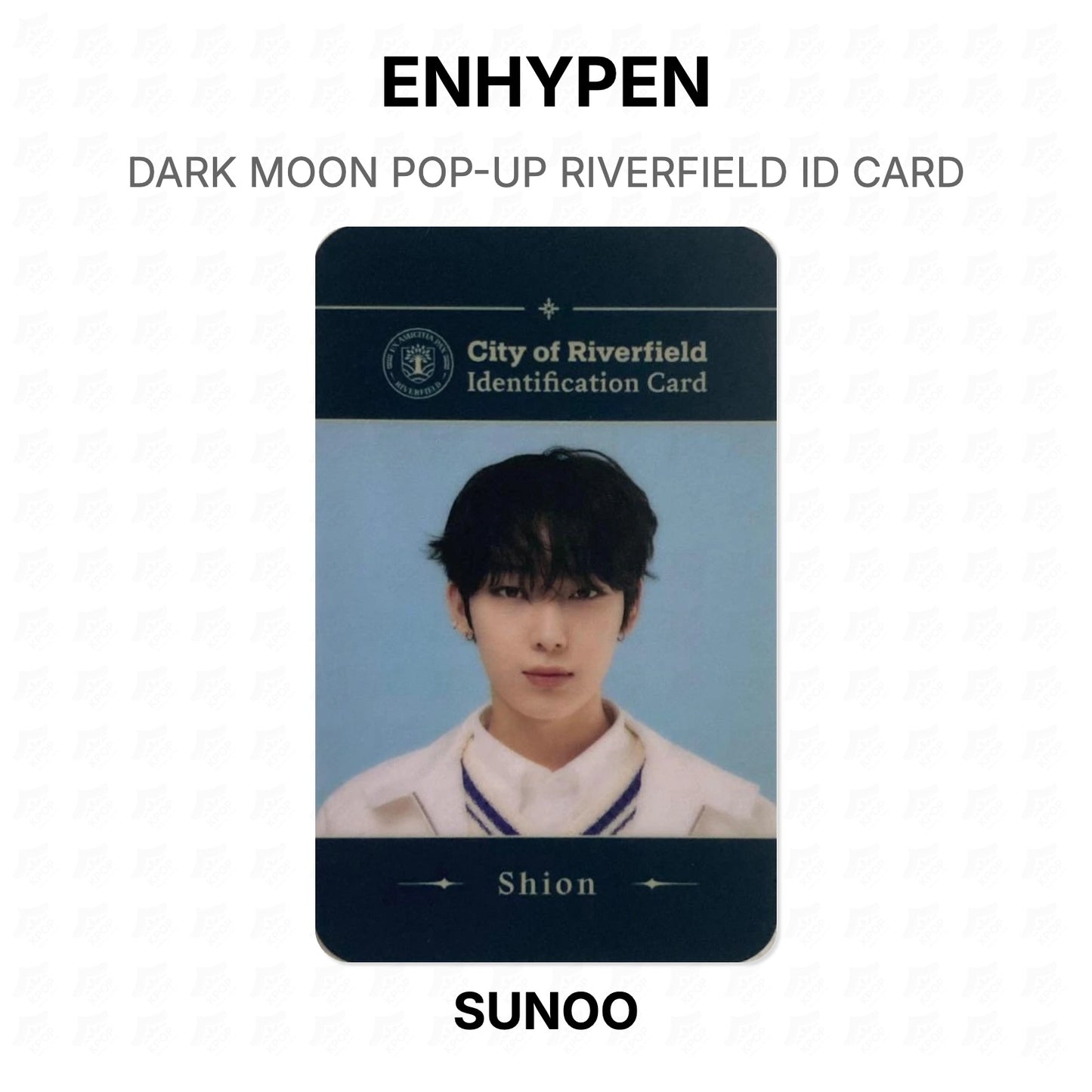 ENHYPEN DARK MOON POP-UP RIVERFIELD ID CARD Official Photocard