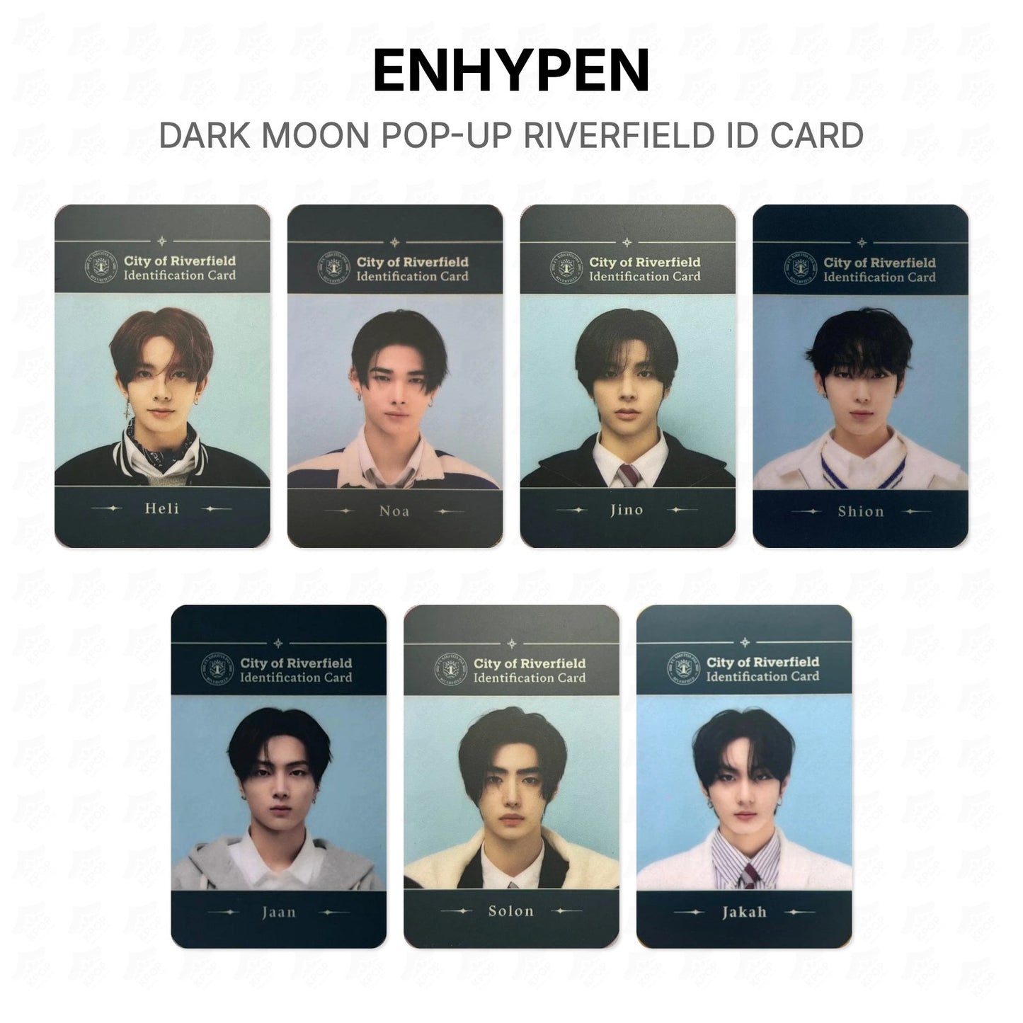 ENHYPEN DARK MOON POP-UP RIVERFIELD ID CARD Official Photocard