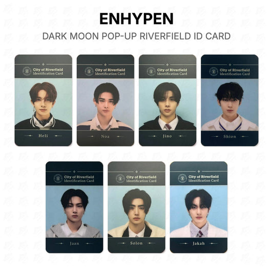 ENHYPEN DARK MOON POP-UP RIVERFIELD ID CARD Official Photocard
