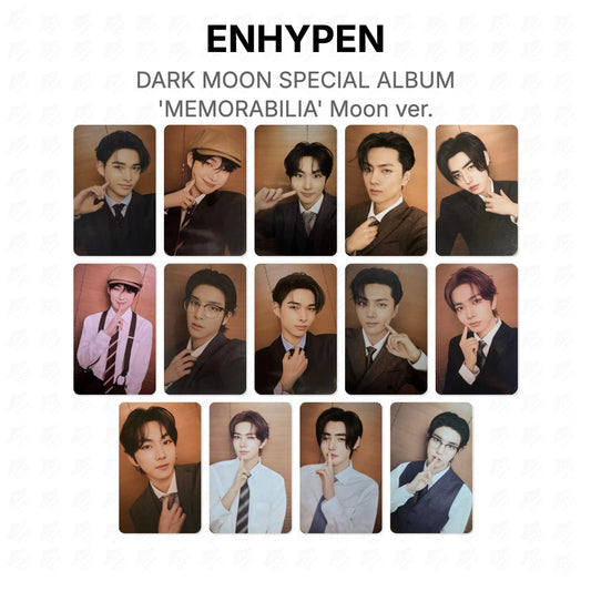ENHYPEN DARK MOON SPECIAL ALBUM 'MEMORABILIA' Moon ver. Official Photocard