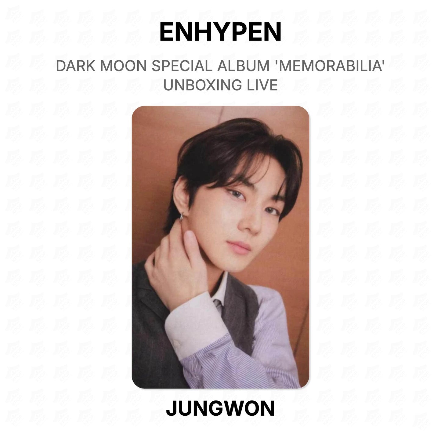 ENHYPEN DARK MOON SPECIAL ALBUM 'MEMORABILIA' UNBOXING LIVE Official Photocard