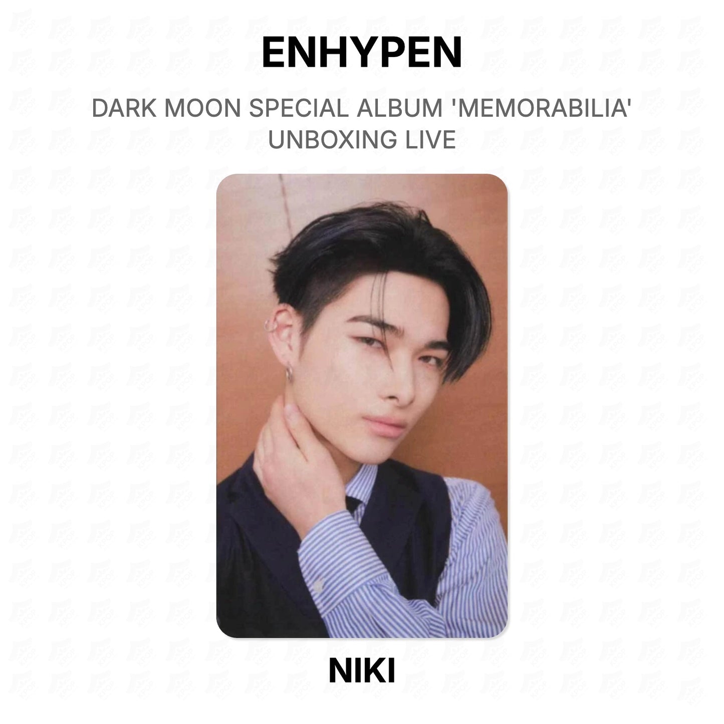 ENHYPEN DARK MOON SPECIAL ALBUM 'MEMORABILIA' UNBOXING LIVE Official Photocard