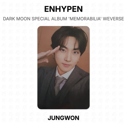 ENHYPEN DARK MOON SPECIAL ALBUM 'MEMORABILIA' WEVERSE Official Photocard
