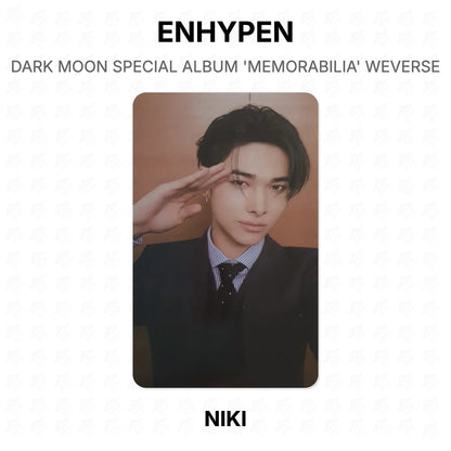 ENHYPEN DARK MOON SPECIAL ALBUM 'MEMORABILIA' WEVERSE Official Photocard