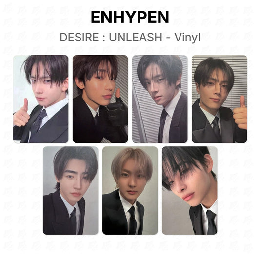 ENHYPEN DESIRE : UNLEASH - Vinyl Official Photocard