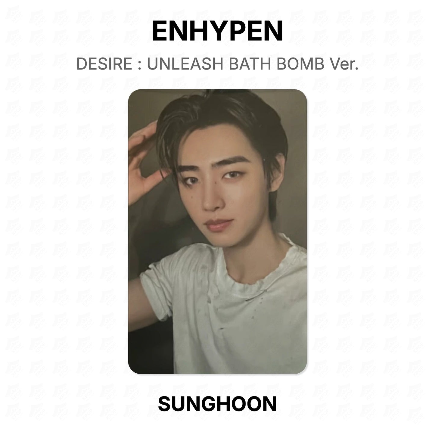 ENHYPEN DESIRE : UNLEASH BATH BOMB Ver. Offizielle Fotokarte