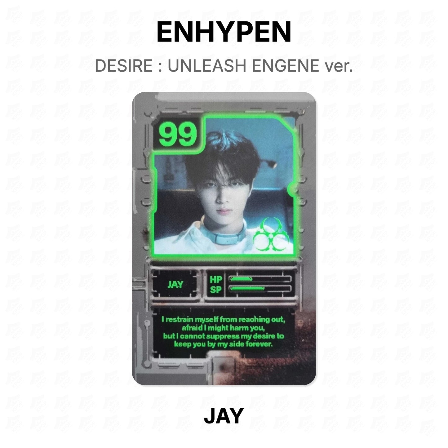 ENHYPEN DESIRE : UNLEASH ENGENE Ver. Offizielle Fotokarte