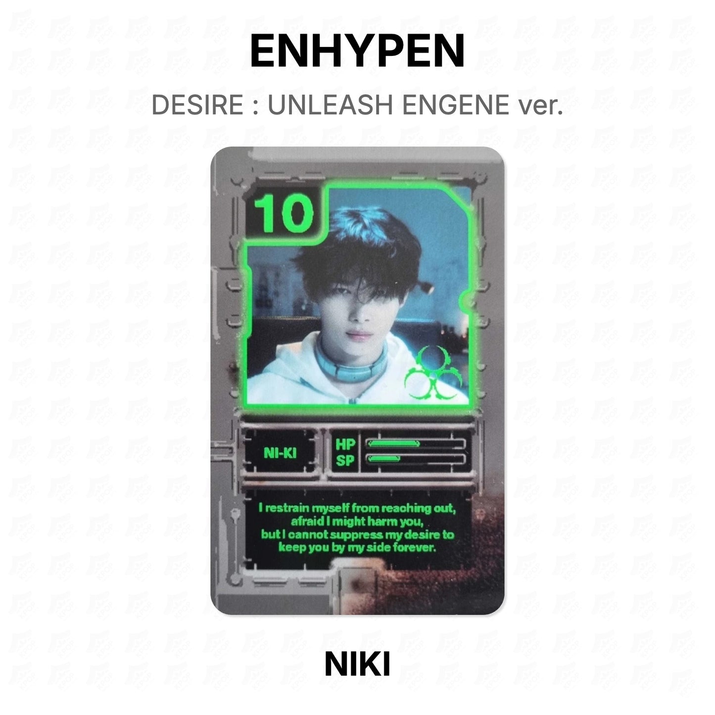 ENHYPEN DESIRE : UNLEASH ENGENE Ver. Offizielle Fotokarte
