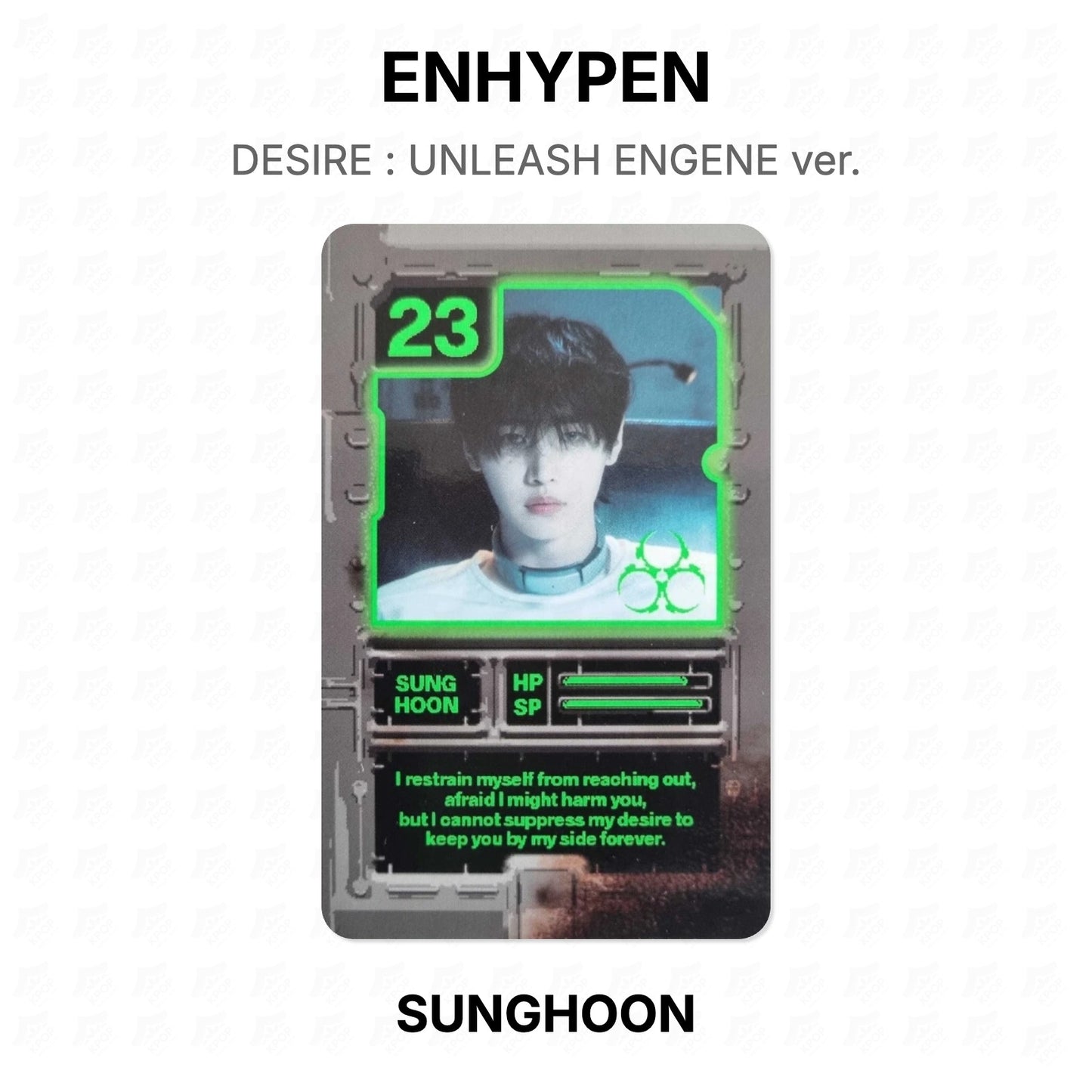 ENHYPEN DESIRE : UNLEASH ENGENE Ver. Offizielle Fotokarte