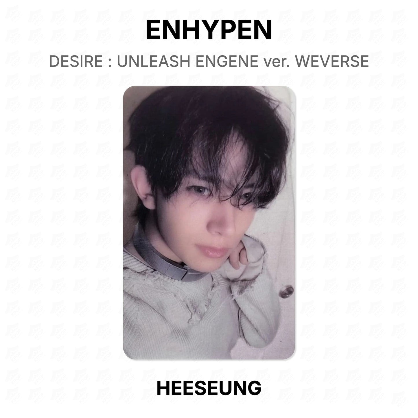ENHYPEN DESIRE : UNLEASH ENGENE ver. WEVERSE Official Photocard