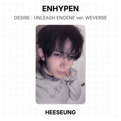 ENHYPEN DESIRE : UNLEASH ENGENE ver. WEVERSE Official Photocard