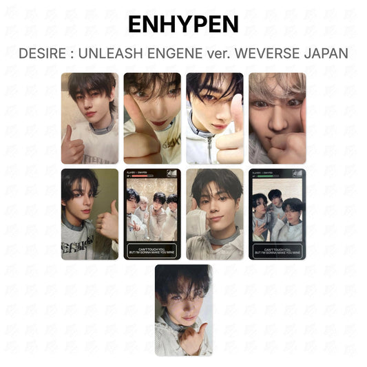 ENHYPEN DESIRE : UNLEASH ENGENE ver. WEVERSE JAPAN Official Photocard