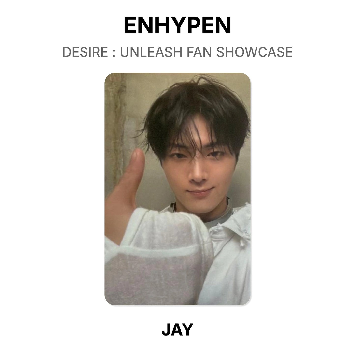 ENHYPEN DESIRE : UNLEASH FAN SHOWCASE Official Photocard