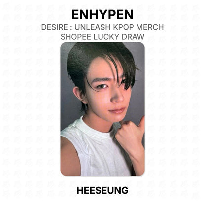 ENHYPEN DESIRE : UNLEASH KPOP MERCH/SHOPEE LUCKY DRAW Official Photocard