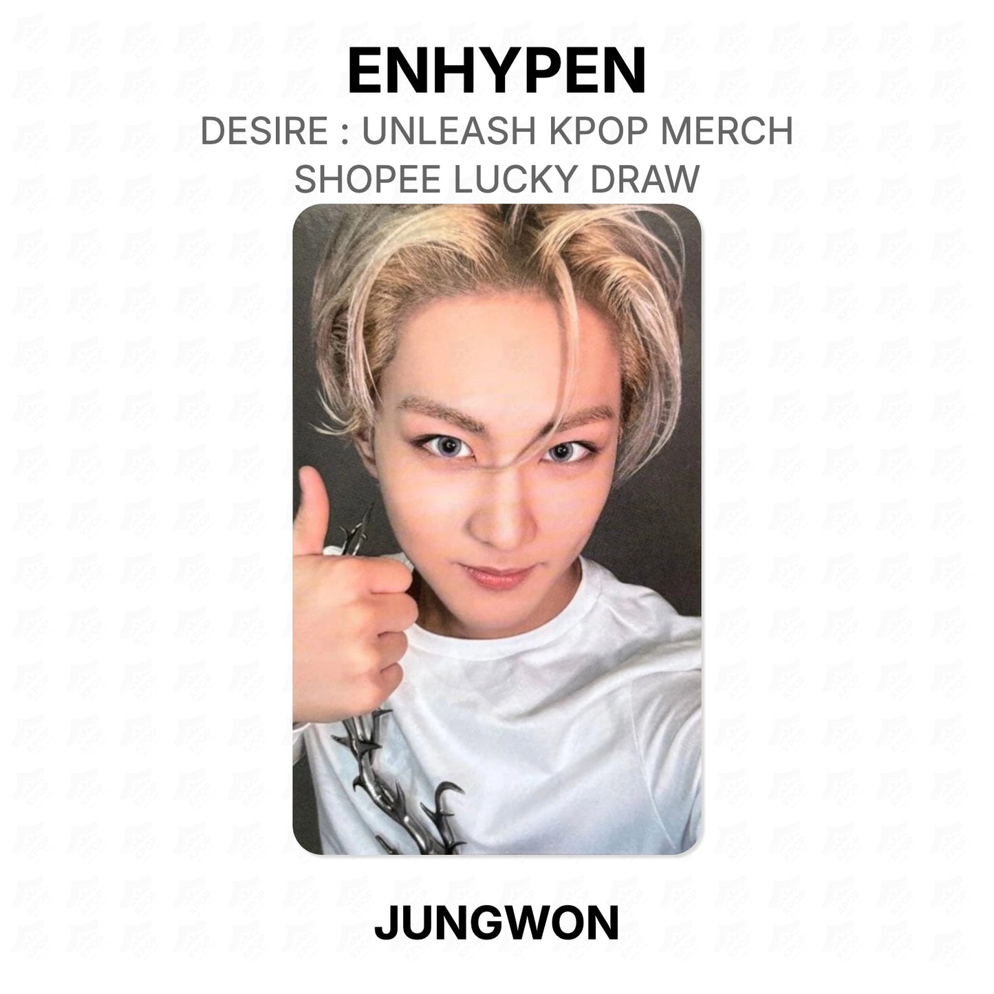 ENHYPEN DESIRE : UNLEASH KPOP MERCH/SHOPEE LUCKY DRAW Official Photocard