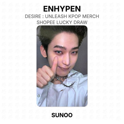 ENHYPEN DESIRE : UNLEASH KPOP MERCH/SHOPEE LUCKY DRAW Official Photocard