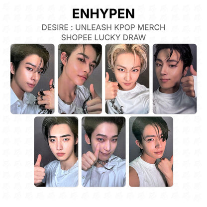 ENHYPEN DESIRE : UNLEASH KPOP MERCH/SHOPEE LUCKY DRAW Official Photocard