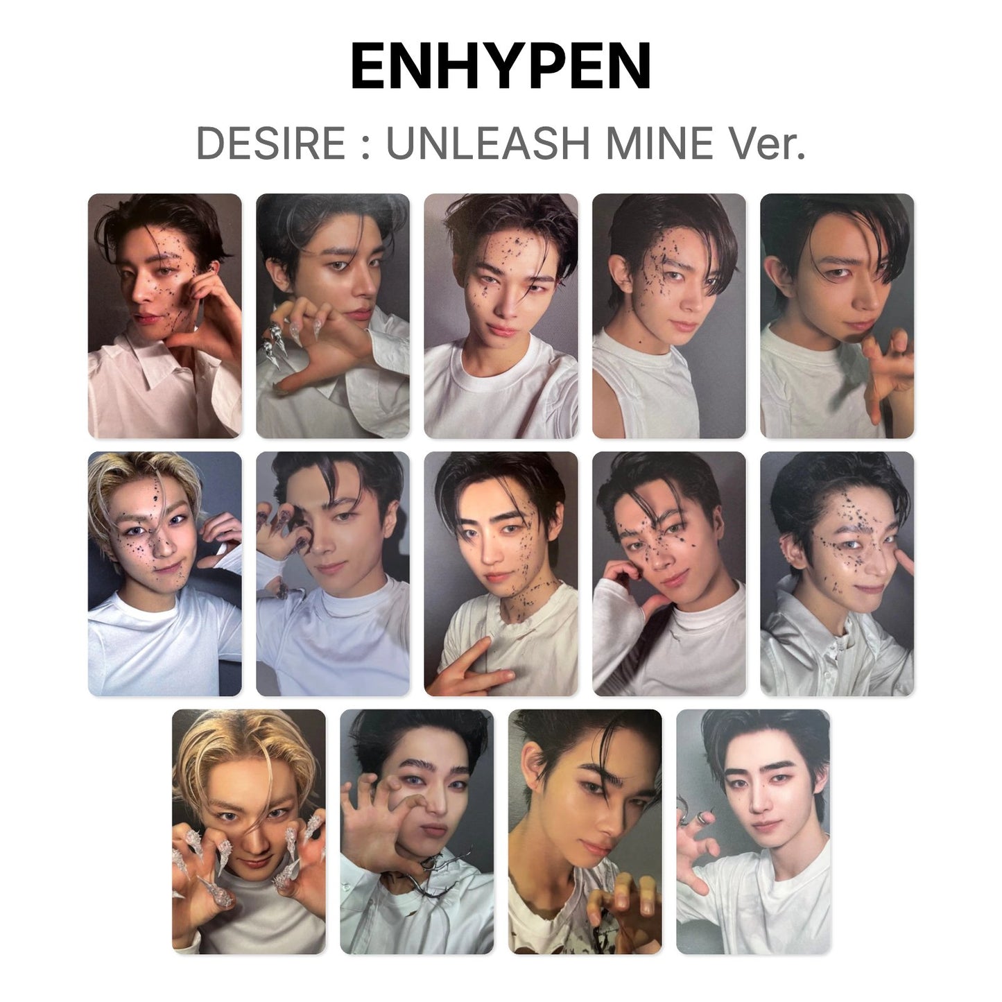 ENHYPEN DESIRE : UNLEASH MINE Ver. Offizielle Fotokarte
