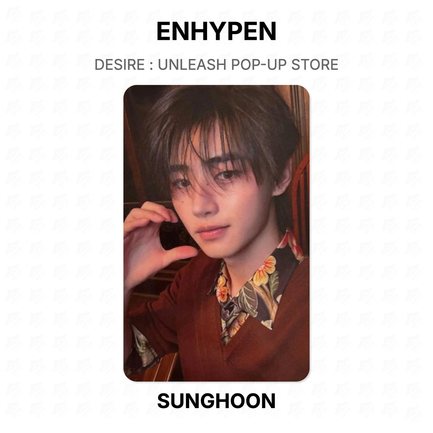ENHYPEN DESIRE : UNLEASH POP-UP STORE Official Photocard