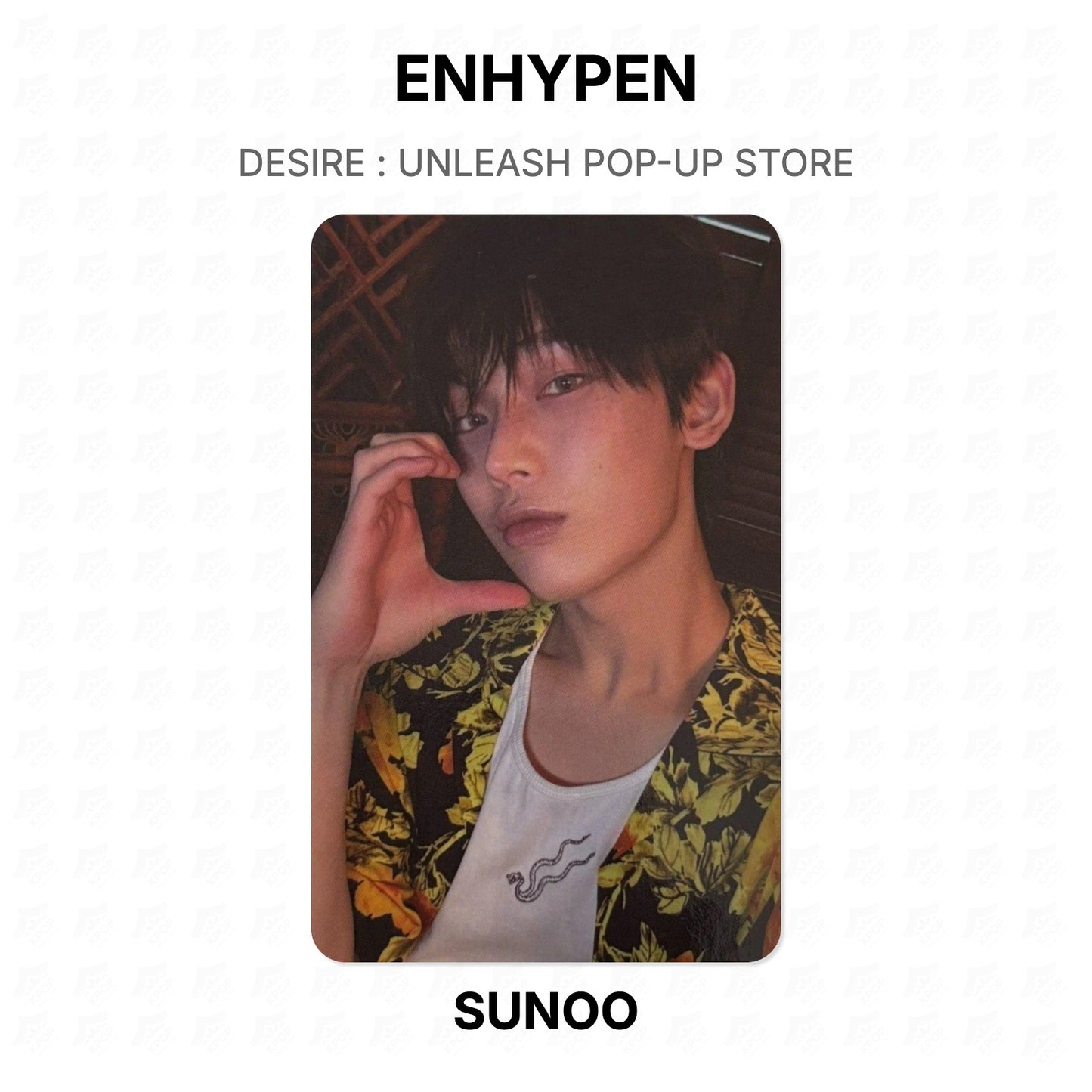 ENHYPEN DESIRE : UNLEASH POP-UP STORE Official Photocard