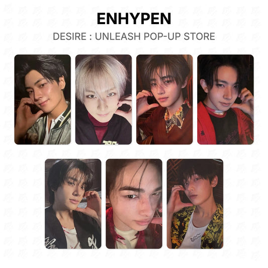 ENHYPEN DESIRE : UNLEASH POP-UP STORE Official Photocard